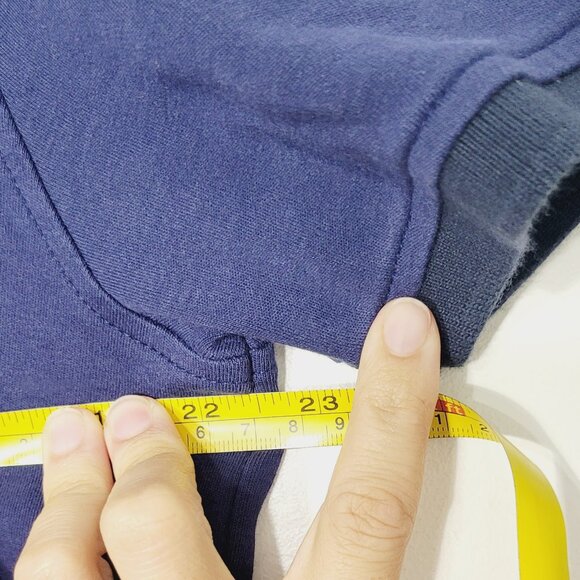 Tommy Hilfiger Men's Navy Blue 100% Cotton Custom Fit Polo Shirt Sz Large - Picture 9 of 10